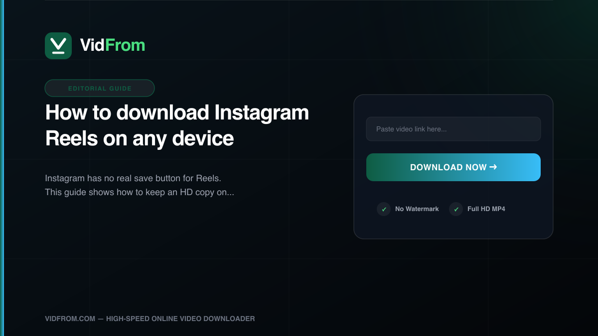 How to download Instagram Reels on any device